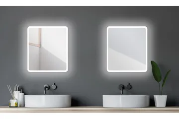 Dalkarl Speil 40x45 cm - Sølv - Interiør - Baderomsinnredning - Baderomsspeil