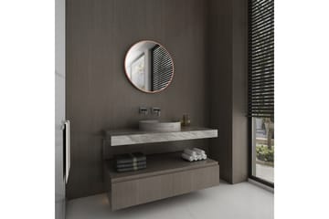 Digerberget Speil 60 cm Rund - Kobber - Interiør - Baderomsinnredning - Baderomsspeil