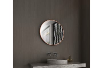 Digerberget Speil 60 cm Rund - Kobber - Interiør - Baderomsinnredning - Baderomsspeil