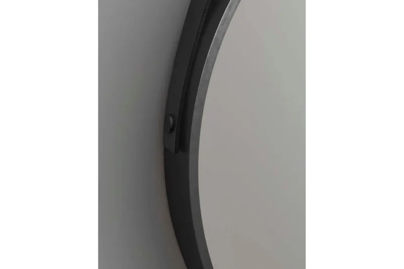 Djupqvior Speil 55 cm Rund - Svart/Gull - Interiør - Baderomsinnredning - Baderomsspeil