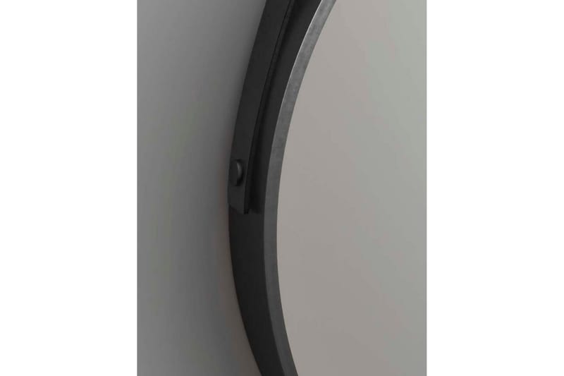 Djupqvior Speil 55 cm Rund - Svart/Gull - Interiør - Baderomsinnredning - Baderomsspeil