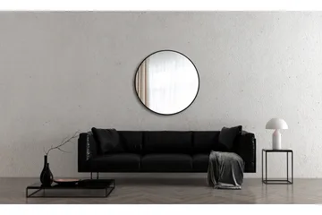 Gottsätter Speil 100 cm Rundt - Svart - Interiør - Baderomsinnredning - Baderomsspeil