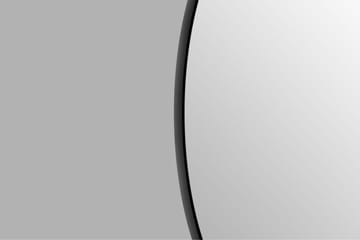 Gottsätter Speil 100 cm Rundt - Svart - Interiør - Baderomsinnredning - Baderomsspeil