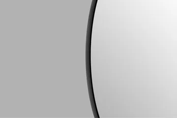 Gottsätter Speil 100 cm Rundt - Svart - Interiør - Baderomsinnredning - Baderomsspeil