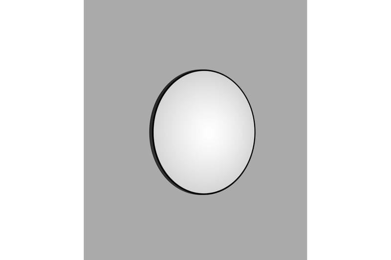 Gottsätter Speil 100 cm Rundt - Svart - Interiør - Baderomsinnredning - Baderomsspeil