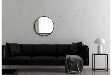 Gottsätter Speil 60 cm Rundt - Svart - Interiør - Baderomsinnredning - Baderomsspeil