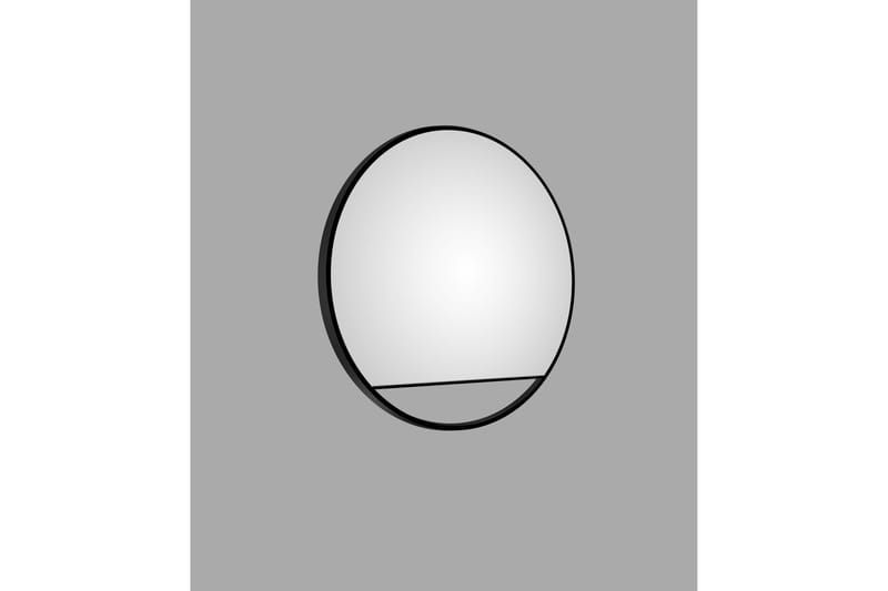 Gottsätter Speil 80 cm Rundt - Svart - Interiør - Baderomsinnredning - Baderomsspeil