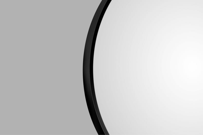 Gottsätter Speil 80 cm Rundt - Svart - Interiør - Baderomsinnredning - Baderomsspeil