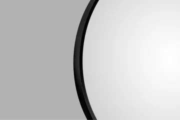 Gottsätter Speil 80 cm Rundt - Svart - Interiør - Baderomsinnredning - Baderomsspeil