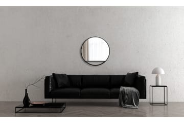 Gottsätter Speil 80 cm Rundt - Svart - Interiør - Baderomsinnredning - Baderomsspeil