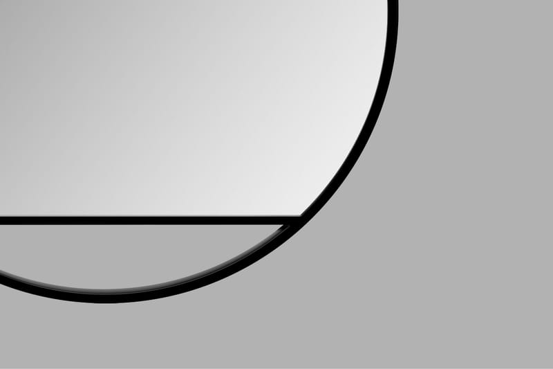 Gottsätter Speil 80 cm Rundt - Svart - Interiør - Baderomsinnredning - Baderomsspeil