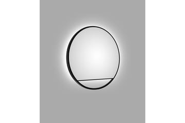 Gottsätter Speil 80 cm Rundt - Svart - Interiør - Baderomsinnredning - Baderomsspeil