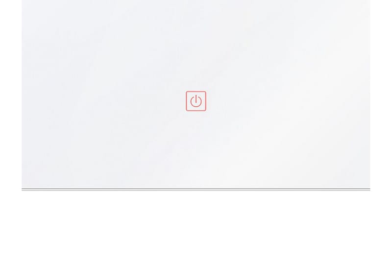 Kilmurray Speil LED 60x80 cm - Sølv - Interiør - Baderomsinnredning - Baderomsspeil