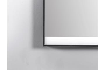 Knutby Baderomsspeil 60 cm LED-Lys - Svart - Interiør - Baderomsinnredning - Baderomsspeil