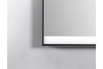 Knutby Baderomsspeil 60 cm LED-Lys - Svart - Interiør - Baderomsinnredning - Baderomsspeil