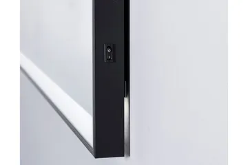 Knutby Baderomsspeil 70 cm LED-Lys - Svart - Interiør - Baderomsinnredning - Baderomsspeil