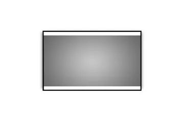 Knutby Baderomsspeil 70 cm LED-Lys - Svart - Interiør - Baderomsinnredning - Baderomsspeil