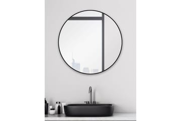 Knutby Veggspeil 60 cm - Svart - Interiør - Baderomsinnredning - Baderomsspeil