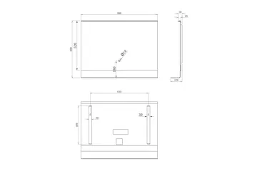 Knutby Veggspeil 60 cm - Interiør - Baderomsinnredning - Baderomsspeil