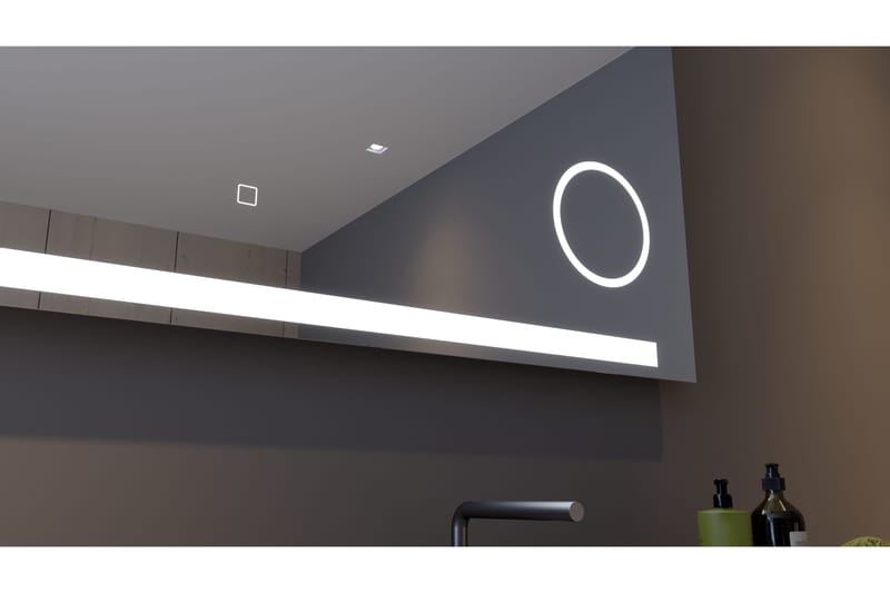 Kolerud Baderomsspeil 60 cm LED-Lys - Interiør - Baderomsinnredning - Baderomsspeil