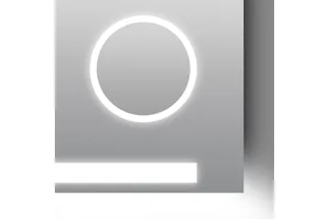 Kolerud Speil 80x60 cm - Sølv - Interiør - Baderomsinnredning - Baderomsspeil