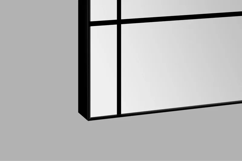 Lannabruk Speil 60x120 cm - Svart - Interiør - Baderomsinnredning - Baderomsspeil