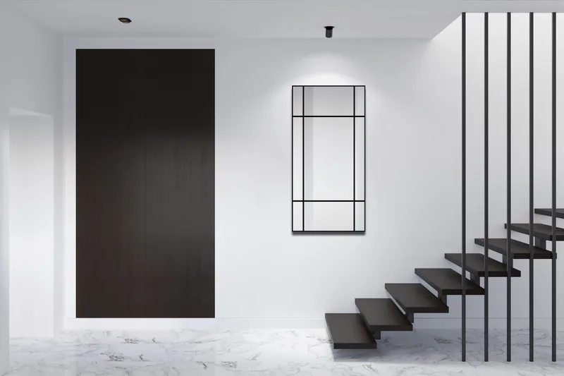 Lannabruk Speil 60x120 cm - Svart - Interiør - Baderomsinnredning - Baderomsspeil