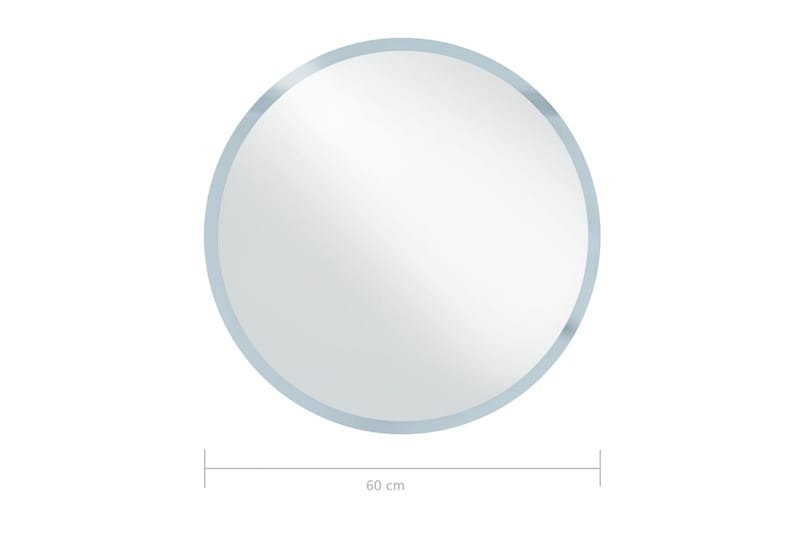 LED-speil til bad 60 cm - Baderomsspeil med belysning - Baderomsspeil - Speil