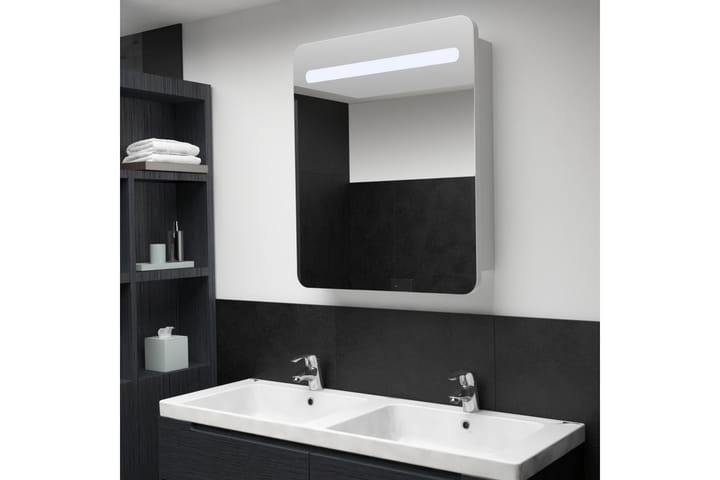 LED-speilskap til bad 68x11x80 cm - Baderomsspeil
