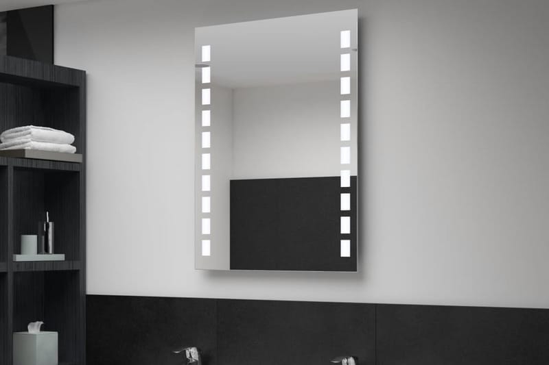 LED-veggspeil til bad 60x80 cm - Baderomsspeil med belysning - Baderomsspeil - Speil