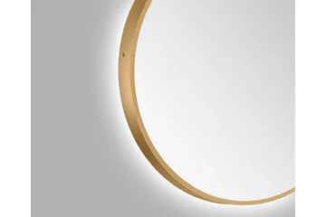Nävesta Speil 50 cm Rundt - Gull - Interiør - Baderomsinnredning - Baderomsspeil