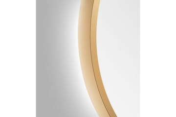 Nävesta Speil 50 cm Rundt - Gull - Interiør - Baderomsinnredning - Baderomsspeil