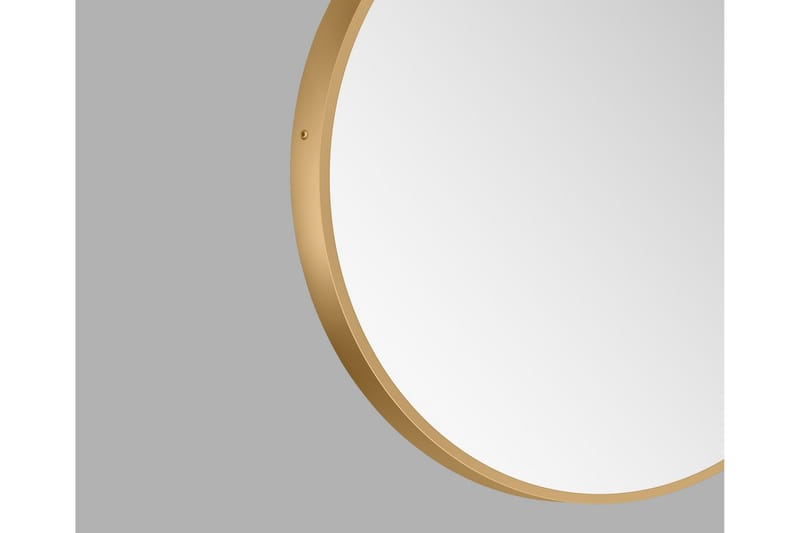 Nävesta Speil 50 cm Rundt - Gull - Interiør - Baderomsinnredning - Baderomsspeil