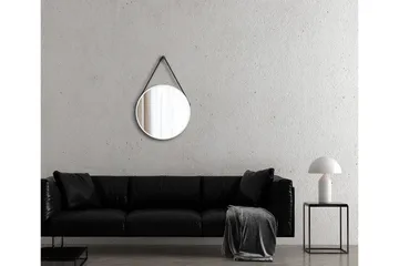 Nävesta Speil 50 cm Rundt - Hvit - Interiør - Baderomsinnredning - Baderomsspeil