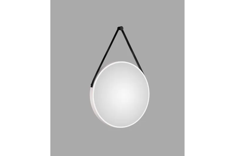 Nävesta Speil 50 cm Rundt - Hvit - Interiør - Baderomsinnredning - Baderomsspeil