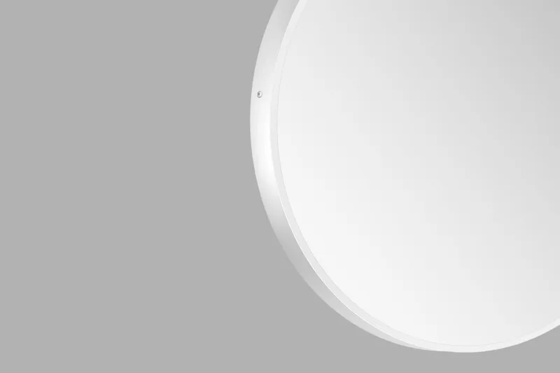 Nävesta Speil 50 cm Rundt - Hvit - Interiør - Baderomsinnredning - Baderomsspeil