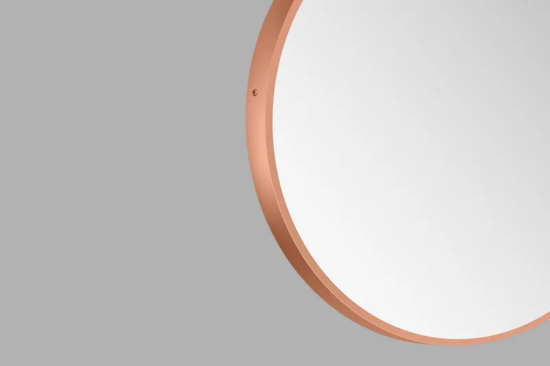 Nävesta Speil 50 cm Rundt - Kobber - Interiør - Baderomsinnredning - Baderomsspeil