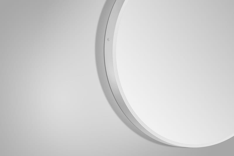Nävesta Speil 80 cm Rundt - Hvit - Interiør - Baderomsinnredning - Baderomsspeil