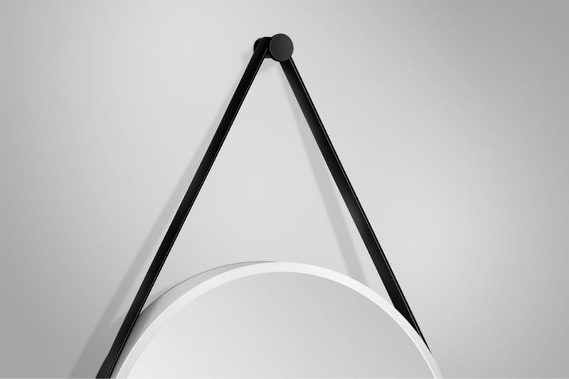 Nävesta Speil 80 cm Rundt - Hvit - Interiør - Baderomsinnredning - Baderomsspeil