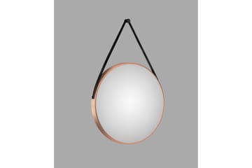 Nävesta Speil 80 cm Rundt - Kobber - Interiør - Baderomsinnredning - Baderomsspeil