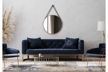 Nävesta Speil 80 cm Rundt - Kobber - Interiør - Baderomsinnredning - Baderomsspeil