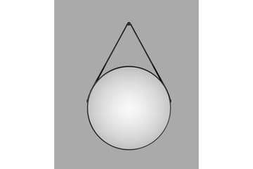 Nävesta Speil 80 cm Rundt - Svart - Interiør - Baderomsinnredning - Baderomsspeil
