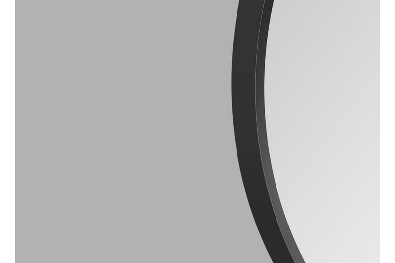 Nävesta Speil 80 cm Rundt - Svart - Interiør - Baderomsinnredning - Baderomsspeil