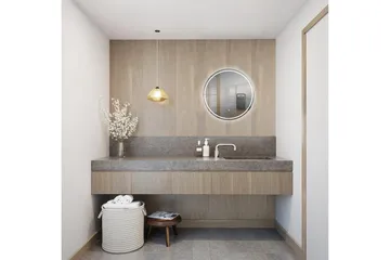 Norrbyn Veggspeil 60 cm - Interiør - Baderomsinnredning - Baderomsspeil