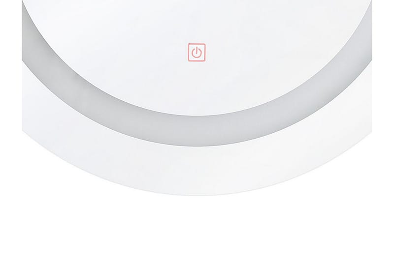 Rystal Speil LED Rund 58x58 cm - Sølv - Interiør - Baderomsinnredning - Baderomsspeil