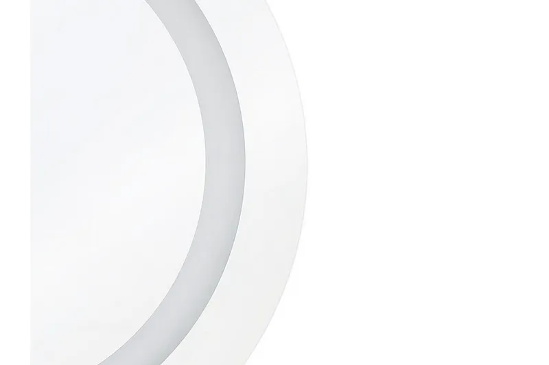Rystal Speil LED Rund 58x58 cm - Sølv - Interiør - Baderomsinnredning - Baderomsspeil