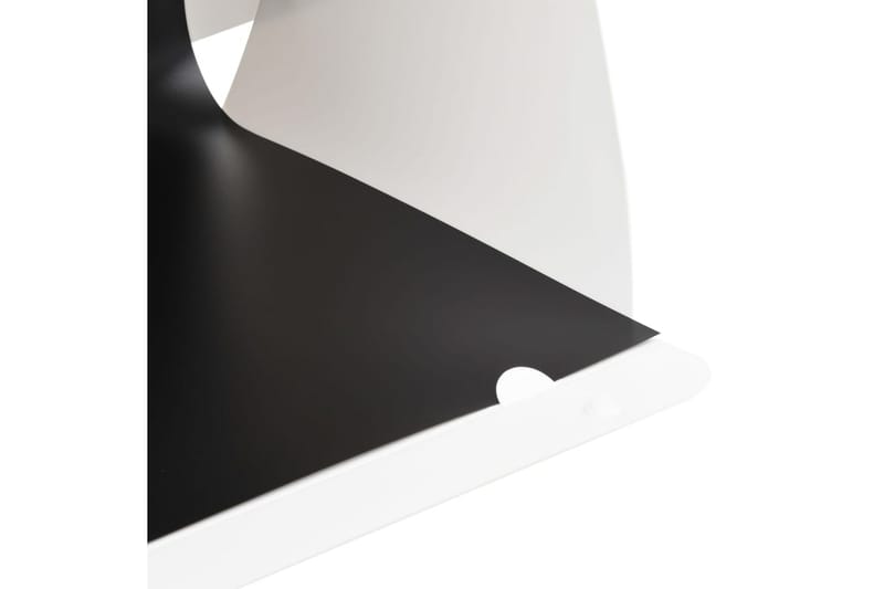 Sammenleggbar LED-fotostudiolysboks 40x34x37 cm plast hvit - Hvit - Baderomsspeil med belysning - Speil - Baderomsspeil