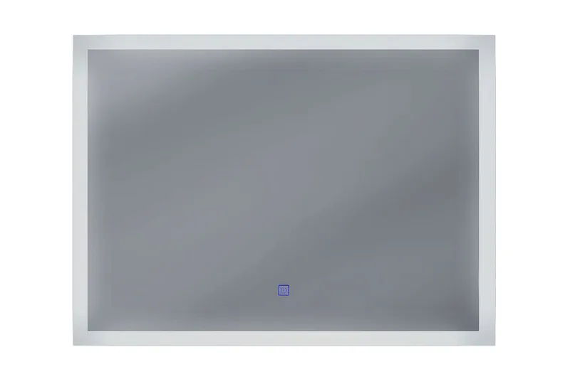 Shubrick Speil LED 60x80 cm - Sølv - Interiør - Baderomsinnredning - Baderomsspeil