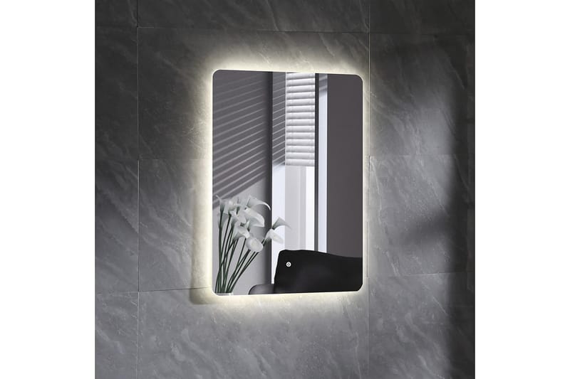 Speil Bathlife Tindra 600 - Hvit - Baderomsspeil
