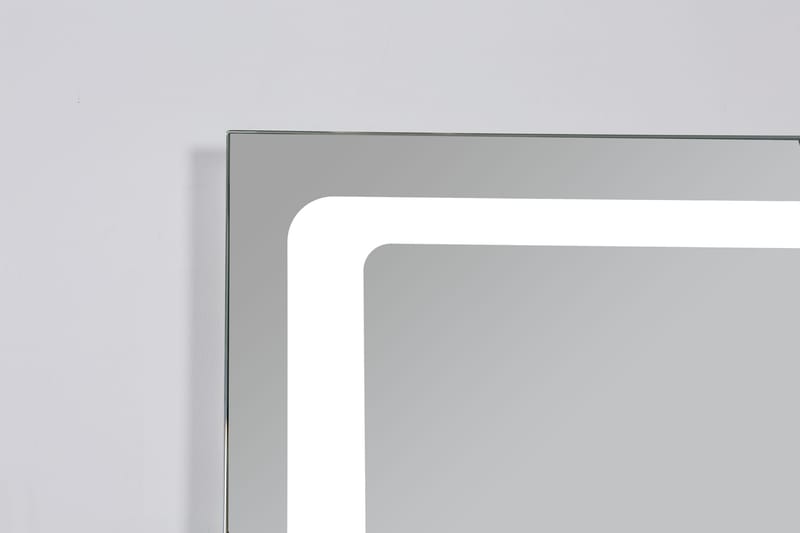 Speil Forsehaga 120x70 cm - Sølv - Baderomsspeil med belysning - Speil - Baderomsspeil